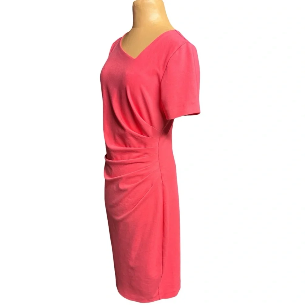 Brooks Brothers Coral Pink Midi Dress - Picture 3 of 12